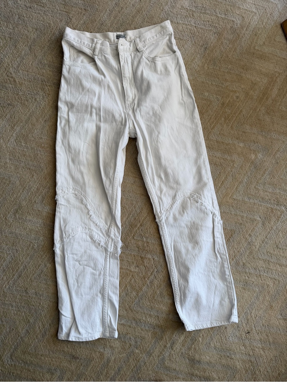 Rachel Comey White Ankle Crop Jeans